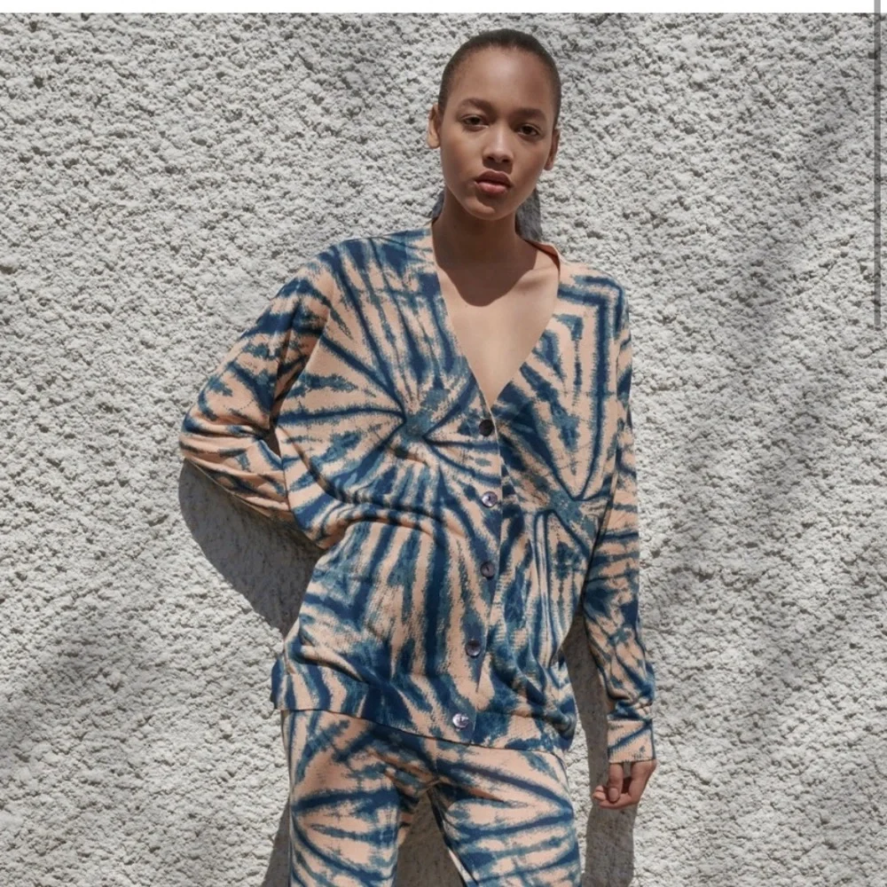 Zara Tie Dye Knit Cardigan
